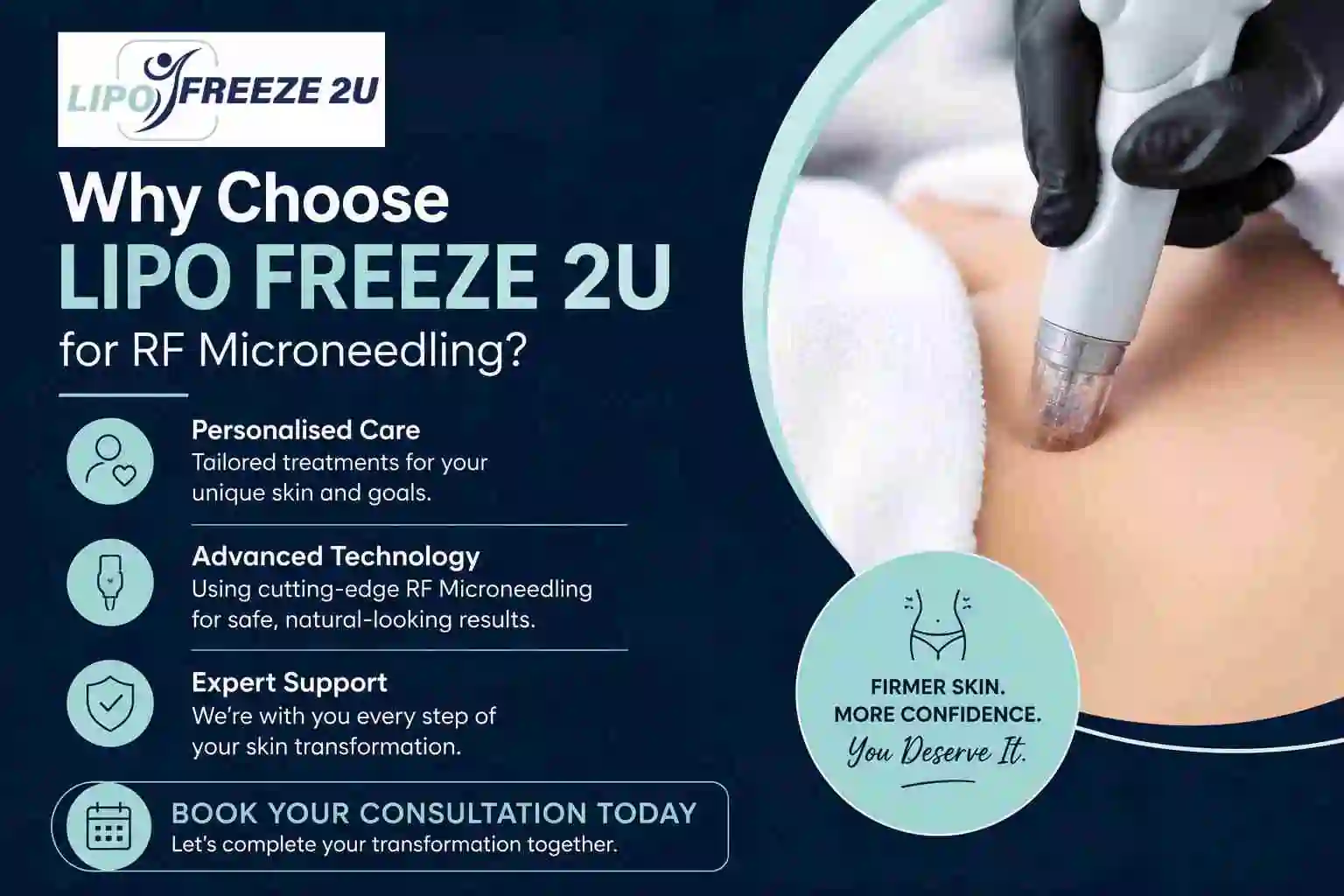 Why Choose LIPO FREEZE 2U for RF Microneedling Northampton?