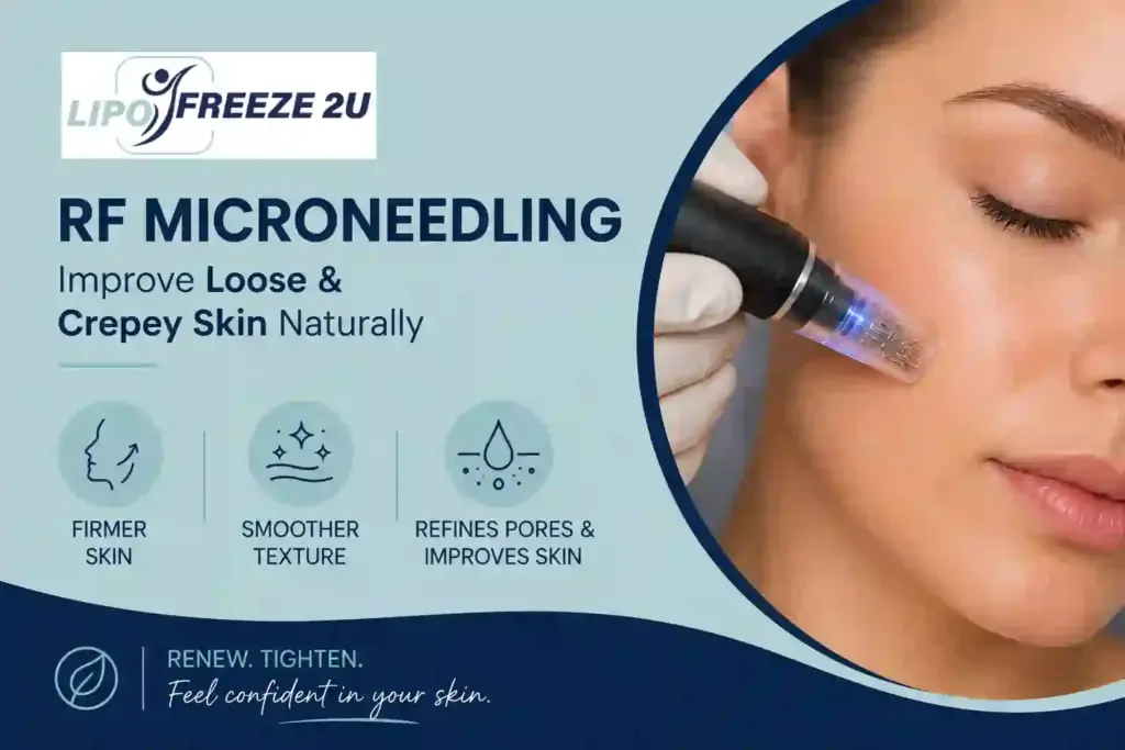 Can RF Microneedling Help Improve Loose and Crepey Skin Northampton?